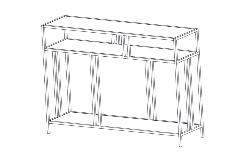 Hungirr Skänk 110 cm - Svart - Sideboard & skänk - Konsolbord & sidobord