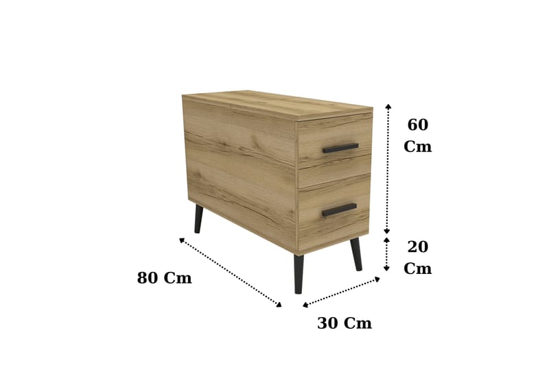 Island Skänk 30 cm - Brun - Sideboard & skänk - Konsolbord & sidobord