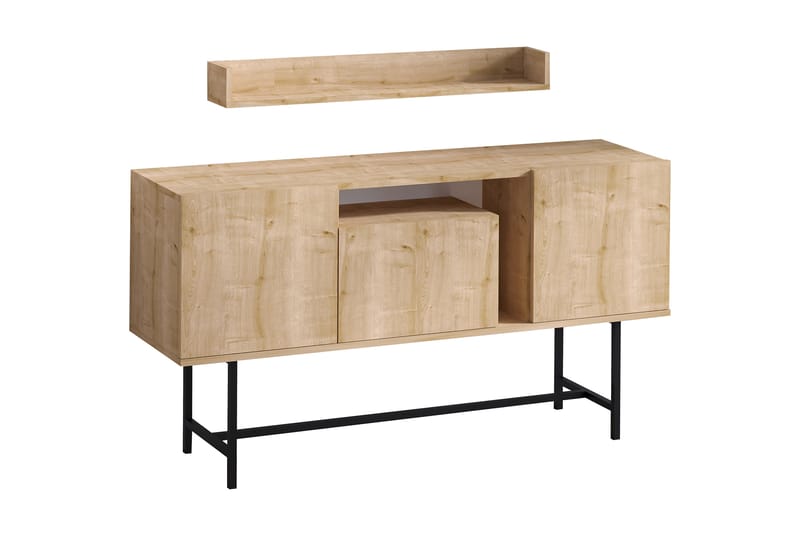 Johayna Konsollbord 150 cm - Blå/Natur - Hallbord - Konsolbord & sidobord