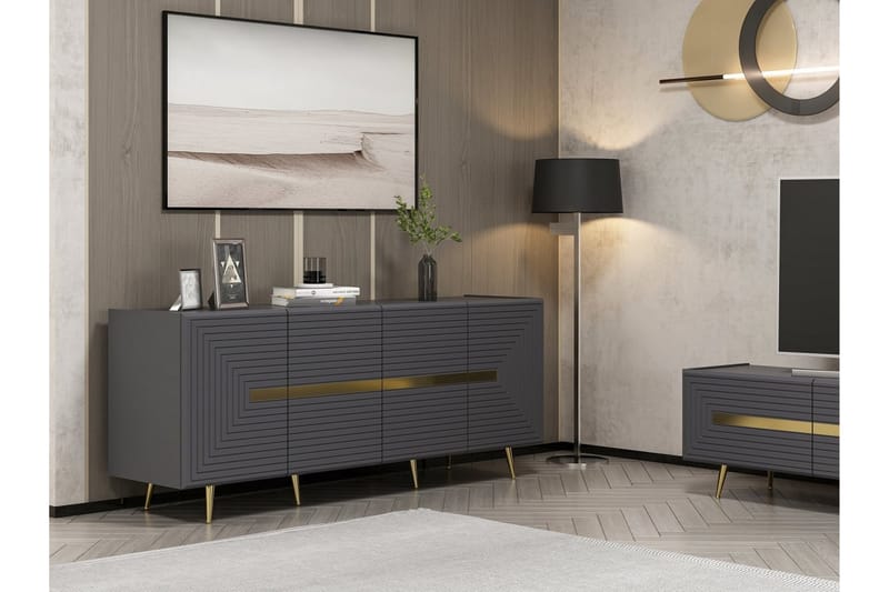 Jose Konsollbord 180 cm - Antracit - Möbler - Bord & matgrupper - Avlastningsbord - Konsolbord & sidobord