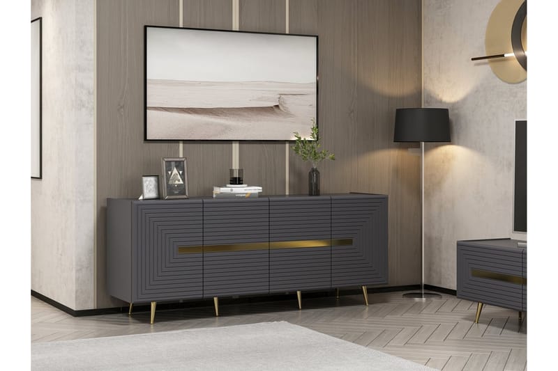 Jose Konsollbord 180 cm - Antracit - Möbler - Bord & matgrupper - Avlastningsbord - Konsolbord & sidobord