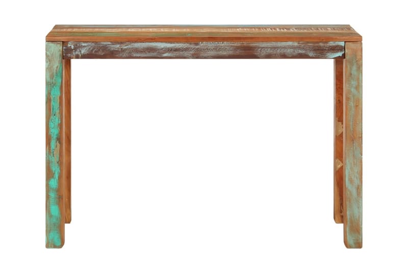 Konsolbord 110x35x76 cm massivt återvunnet trä - Flerfärgad - Hallbord - Konsolbord & sidobord