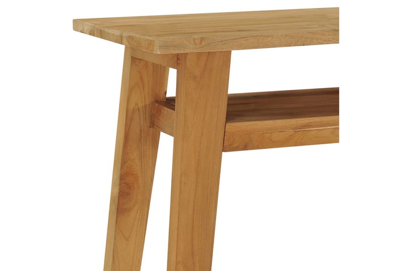 Konsolbord 120x35x75 cm massiv teak - Brun - Möbler - Bord & matgrupper - Avlastningsbord - Konsolbord & sidobord