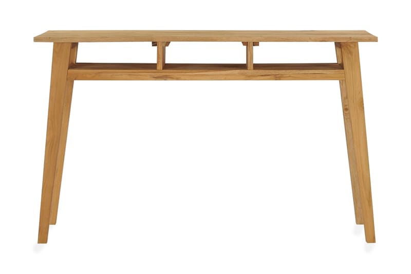 Konsolbord 120x35x75 cm massiv teak - Brun - Möbler - Bord & matgrupper - Avlastningsbord - Konsolbord & sidobord