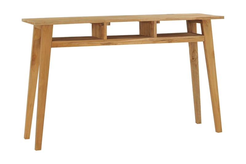 Konsolbord 120x35x75 cm massiv teak - Brun - Möbler - Bord & matgrupper - Avlastningsbord - Konsolbord & sidobord
