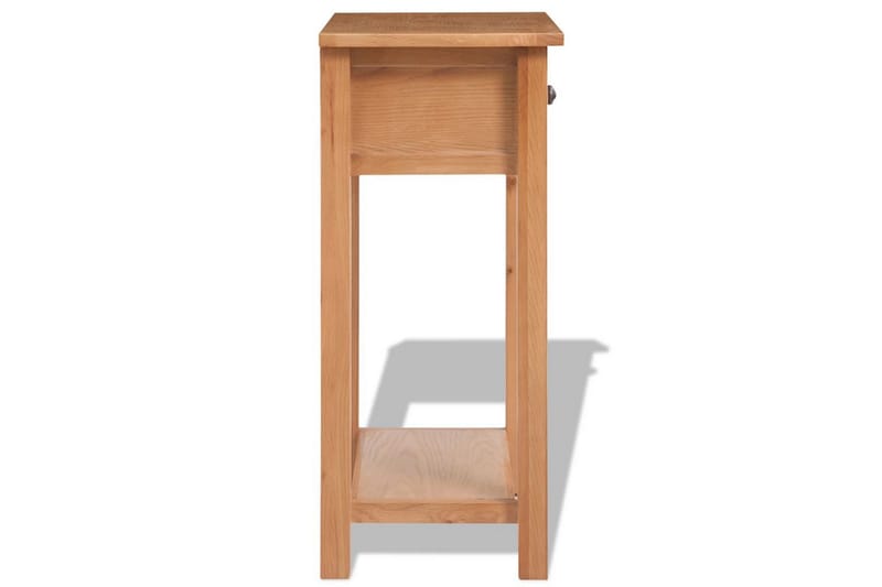 Konsolbord 50x32x75 cm massiv ek - Brun - Möbler - Bord & matgrupper - Avlastningsbord - Konsolbord & sidobord