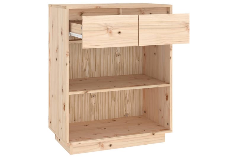 Konsolbord 60x34x75 cm massiv furu - Brun - Möbler - Bord & matgrupper - Avlastningsbord - Konsolbord & sidobord
