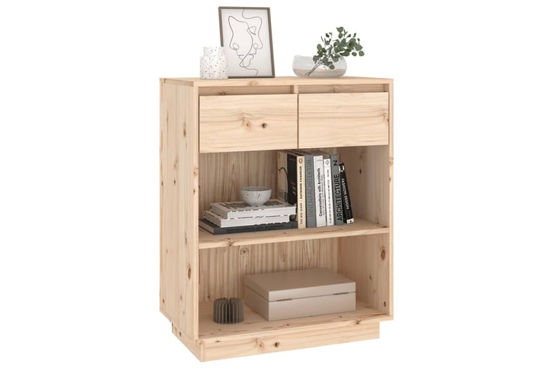 Konsolbord 60x34x75 cm massiv furu - Brun - Möbler - Bord & matgrupper - Avlastningsbord - Konsolbord & sidobord