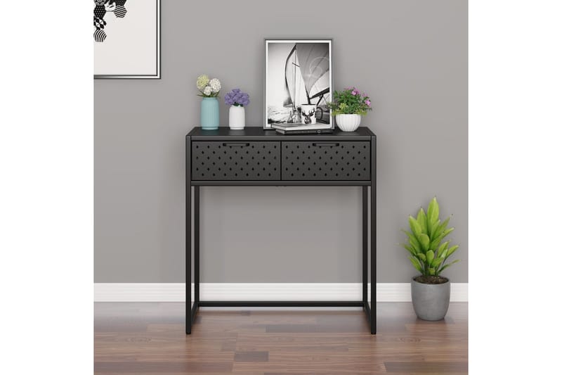 Konsolbord antracit 72x35x75 cm stål - Grå - Hallbord - Konsolbord & sidobord