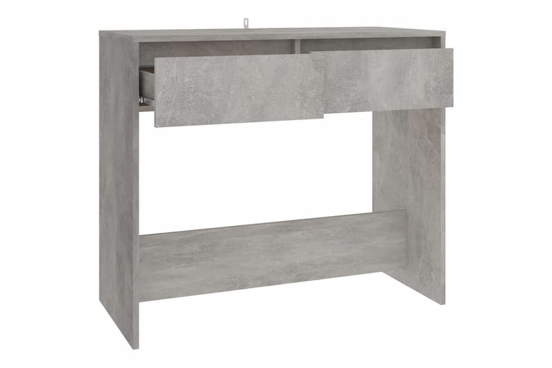Konsolbord betonggrå 89x41x76,5 cm stål - Grå - Hallbord - Konsolbord & sidobord