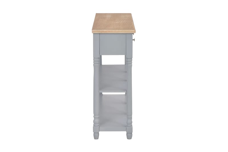 Konsolbord grå 120x30x76 cm MDF - Grå - Hallbord - Konsolbord & sidobord