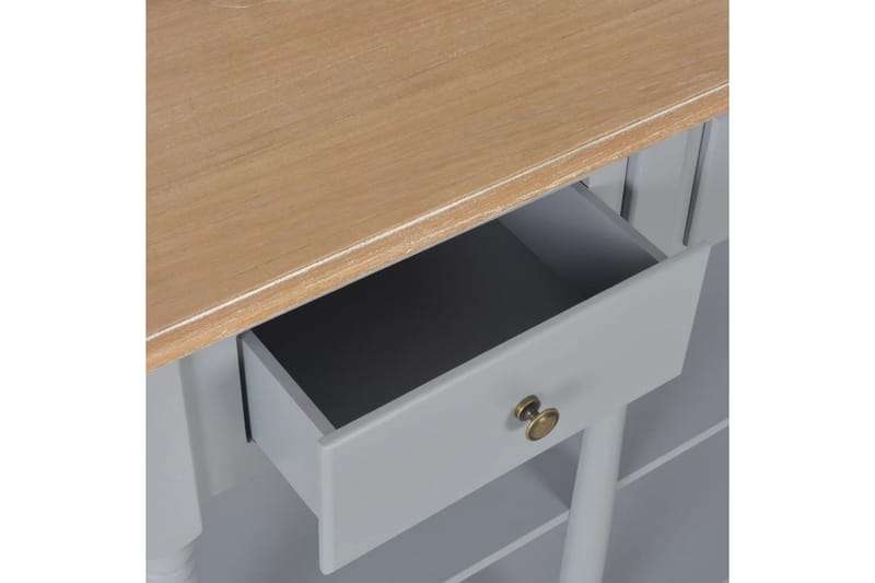 Konsolbord grå 120x30x76 cm MDF - Grå - Hallbord - Konsolbord & sidobord