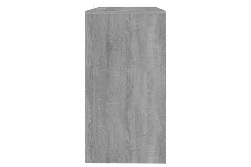 Konsolbord grå sonoma-ek 89x41x76,5 cm stål - Grå - Möbler - Bord & matgrupper - Avlastningsbord - Konsolbord & sidobord