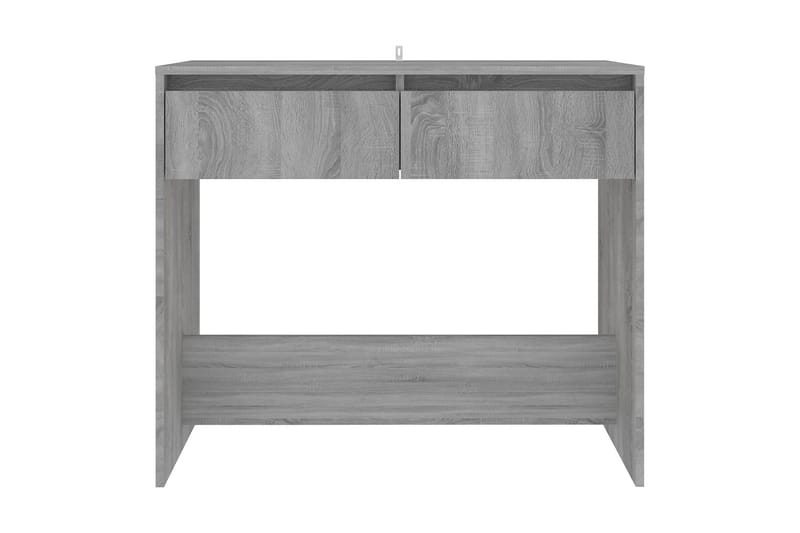 Konsolbord grå sonoma-ek 89x41x76,5 cm stål - Grå - Konsolbord & sidobord - Hallbord