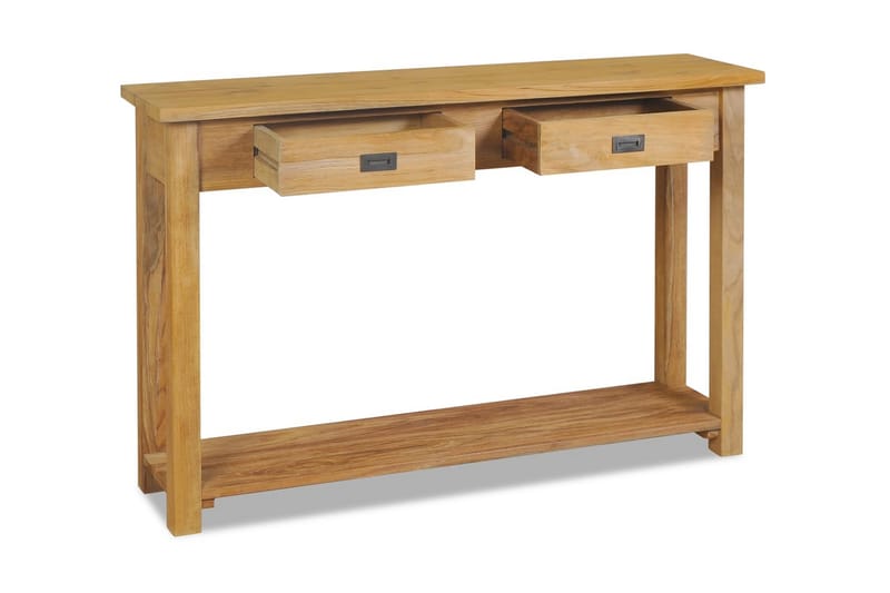 Konsolbord i massiv teak 120x30x80 cm - Brun - Hallbord - Konsolbord & sidobord