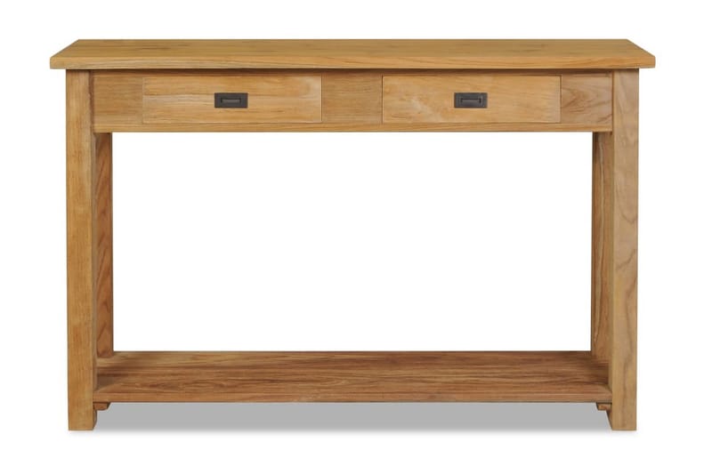 Konsolbord i massiv teak 120x30x80 cm - Brun - Hallbord - Konsolbord & sidobord