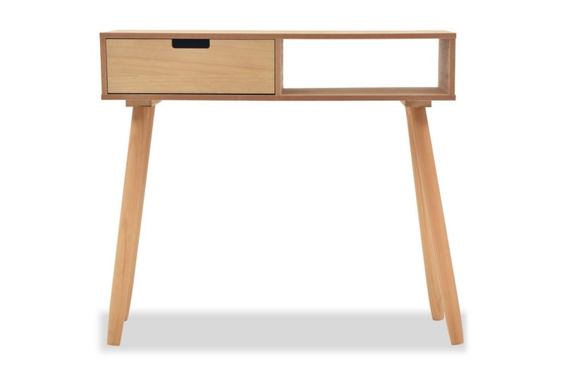 Konsolbord massiv furu 80x30x72 cm brun - Brun - Möbler - Bord & matgrupper - Avlastningsbord - Konsolbord & sidobord