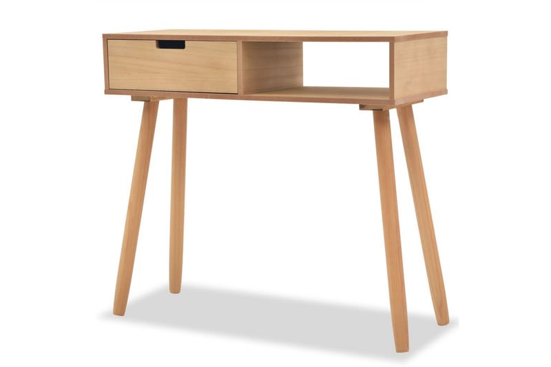 Konsolbord massiv furu 80x30x72 cm brun - Brun - Möbler - Bord & matgrupper - Avlastningsbord - Konsolbord & sidobord