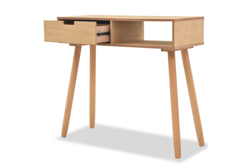 Konsolbord massiv furu 80x30x72 cm brun - Brun - Möbler - Bord & matgrupper - Avlastningsbord - Konsolbord & sidobord
