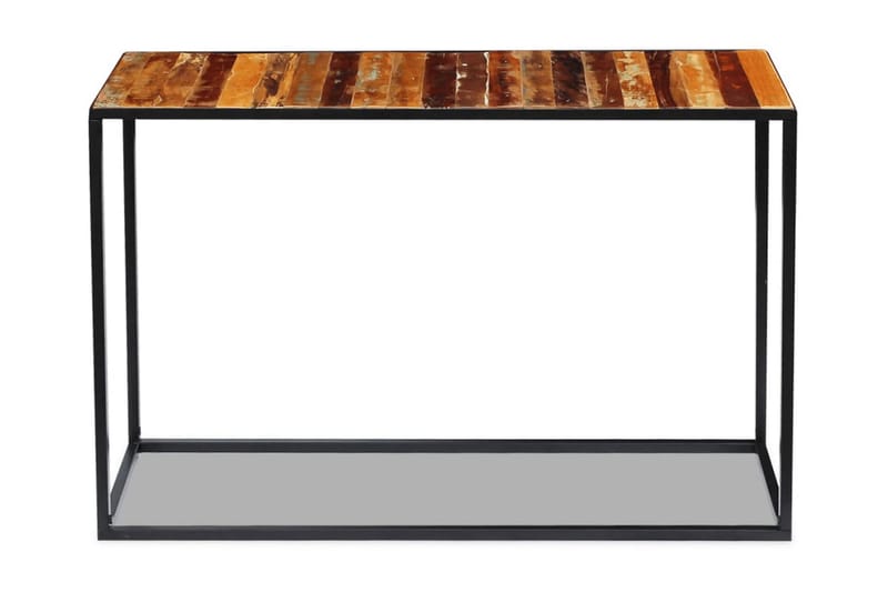 Konsolbord massivt återvunnet trä 110x35x76 cm - Flerfärgad - Möbler - Bord & matgrupper - Avlastningsbord - Konsolbord & sidobord