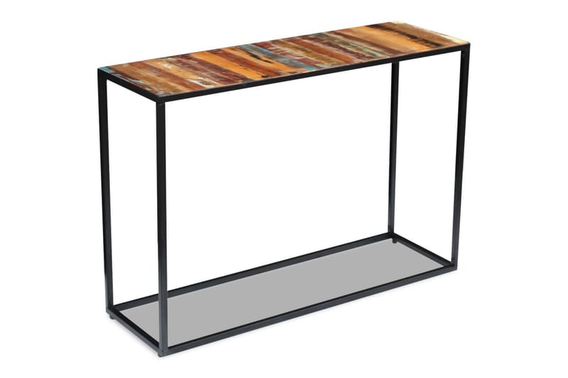 Konsolbord massivt återvunnet trä 110x35x76 cm - Flerfärgad - Möbler - Bord & matgrupper - Avlastningsbord - Konsolbord & sidobord