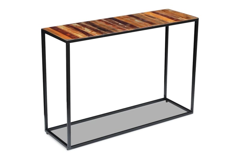 Konsolbord massivt återvunnet trä 110x35x76 cm - Flerfärgad - Möbler - Bord & matgrupper - Avlastningsbord - Konsolbord & sidobord