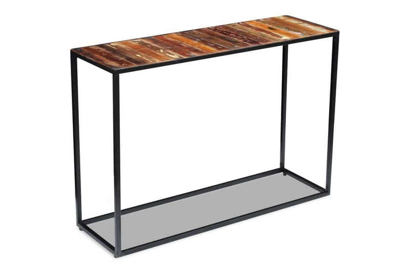 Konsolbord massivt återvunnet trä 110x35x76 cm - Flerfärgad - Möbler - Bord & matgrupper - Avlastningsbord - Konsolbord & sidobord