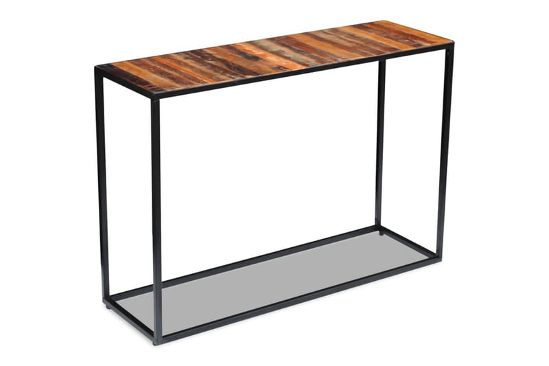 Konsolbord massivt återvunnet trä 110x35x76 cm - Flerfärgad - Hallbord - Konsolbord & sidobord