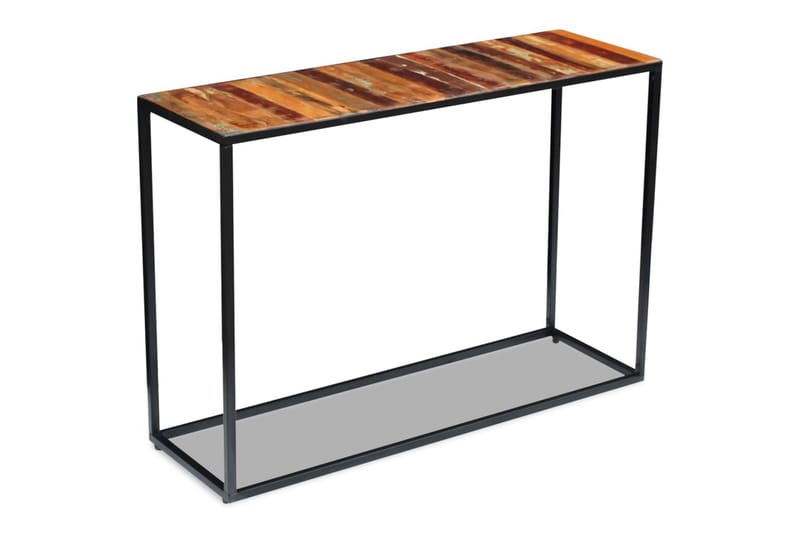 Konsolbord massivt återvunnet trä 110x35x76 cm - Flerfärgad - Möbler - Bord & matgrupper - Avlastningsbord - Konsolbord & sidobord