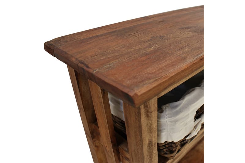 Konsolbord massivt återvunnet trä 69x28x70 cm - Brun - Hallbord - Konsolbord & sidobord