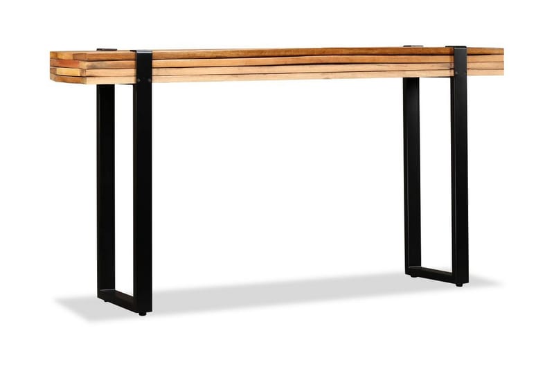 Konsolbord massivt återvunnet trä justerbar - Flerfärgad - Möbler - Bord & matgrupper - Avlastningsbord - Konsolbord & sidobord