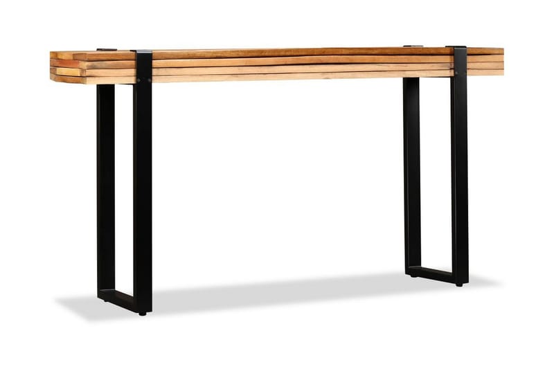 Konsolbord massivt återvunnet trä justerbar - Flerfärgad - Hallbord - Konsolbord & sidobord