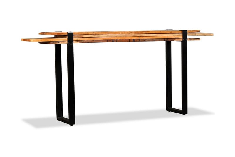 Konsolbord massivt återvunnet trä justerbar - Flerfärgad - Möbler - Bord & matgrupper - Avlastningsbord - Konsolbord & sidobord