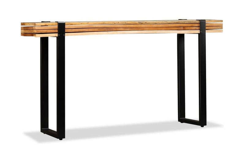 Konsolbord massivt återvunnet trä justerbar - Flerfärgad - Möbler - Bord & matgrupper - Avlastningsbord - Konsolbord & sidobord