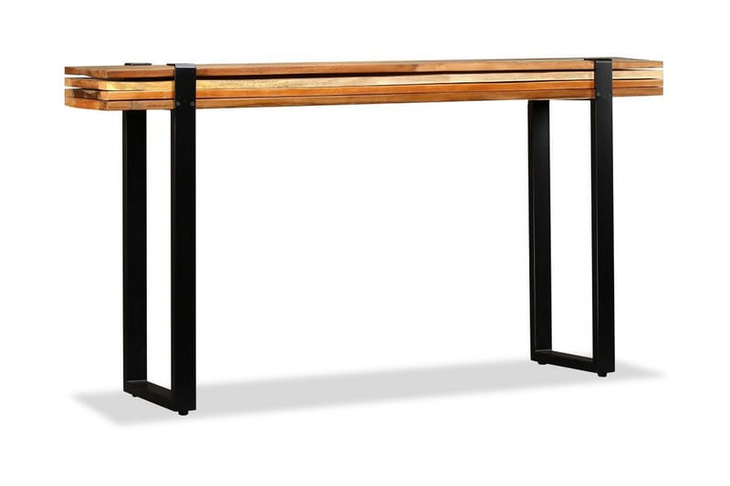 Konsolbord massivt återvunnet trä justerbar - Flerfärgad - Möbler - Bord & matgrupper - Avlastningsbord - Konsolbord & sidobord