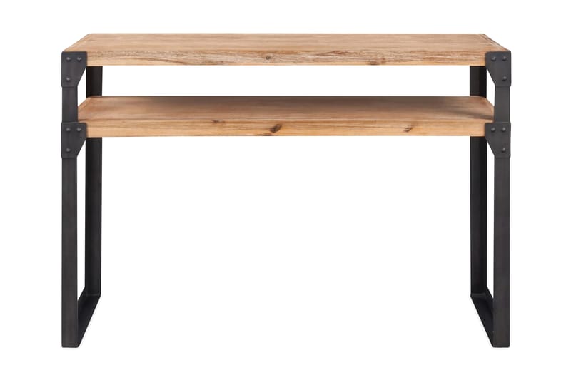 Konsolbord massivt akaciaträ 120x40x85 cm - Brun - Möbler - Bord & matgrupper - Avlastningsbord - Konsolbord & sidobord