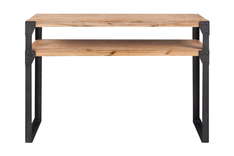 Konsolbord massivt akaciaträ 120x40x85 cm - Brun - Hallbord - Konsolbord & sidobord