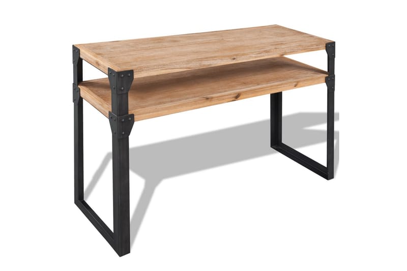 Konsolbord massivt akaciaträ 120x40x85 cm - Brun - Möbler - Bord & matgrupper - Avlastningsbord - Konsolbord & sidobord