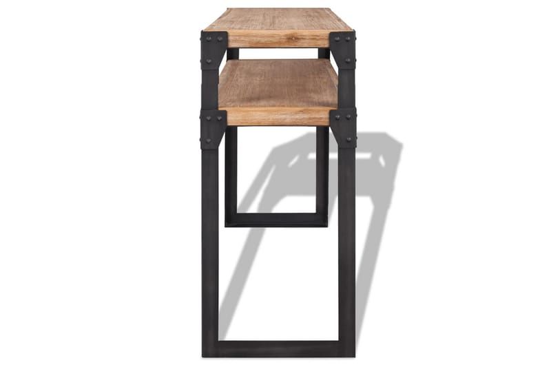 Konsolbord massivt akaciaträ 120x40x85 cm - Brun - Möbler - Bord & matgrupper - Avlastningsbord - Konsolbord & sidobord