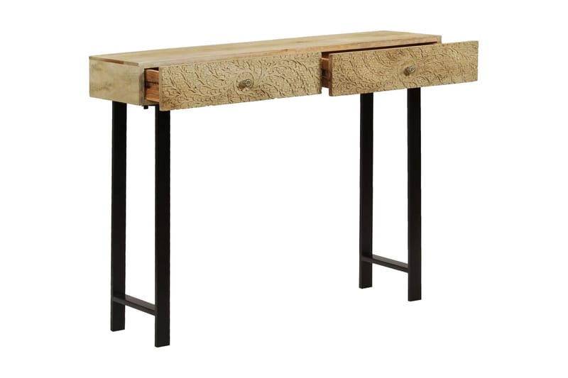 Konsolbord massivt mangoträ 102x30x79 cm - Brun - Hallbord - Konsolbord & sidobord