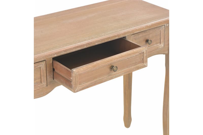 Konsolbord med 3 lådor brun - Brun - Möbler - Bord & matgrupper - Avlastningsbord - Konsolbord & sidobord