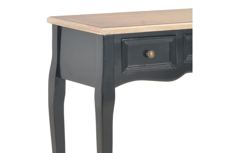 Konsolbord med 3 lådor svart - Svart - Möbler - Bord & matgrupper - Avlastningsbord - Konsolbord & sidobord