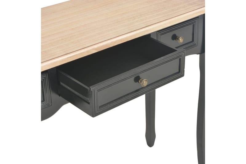 Konsolbord med 3 lådor svart - Svart - Möbler - Bord & matgrupper - Avlastningsbord - Konsolbord & sidobord