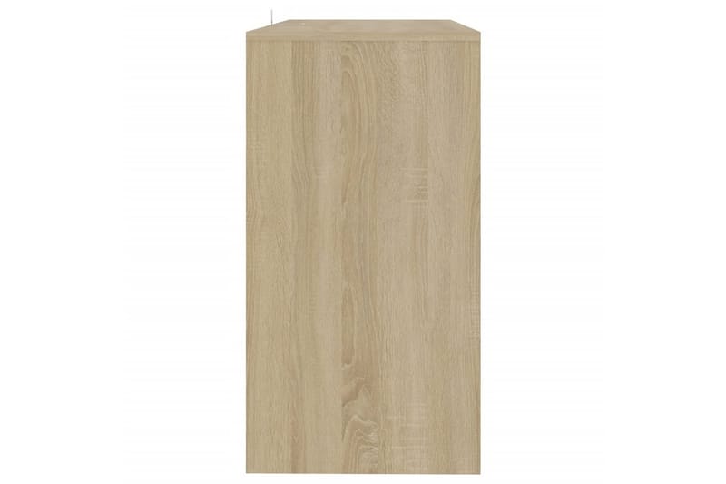 Konsolbord sonoma-ek 89x41x76,5 cm stål - Beige - Möbler - Bord & matgrupper - Avlastningsbord - Konsolbord & sidobord