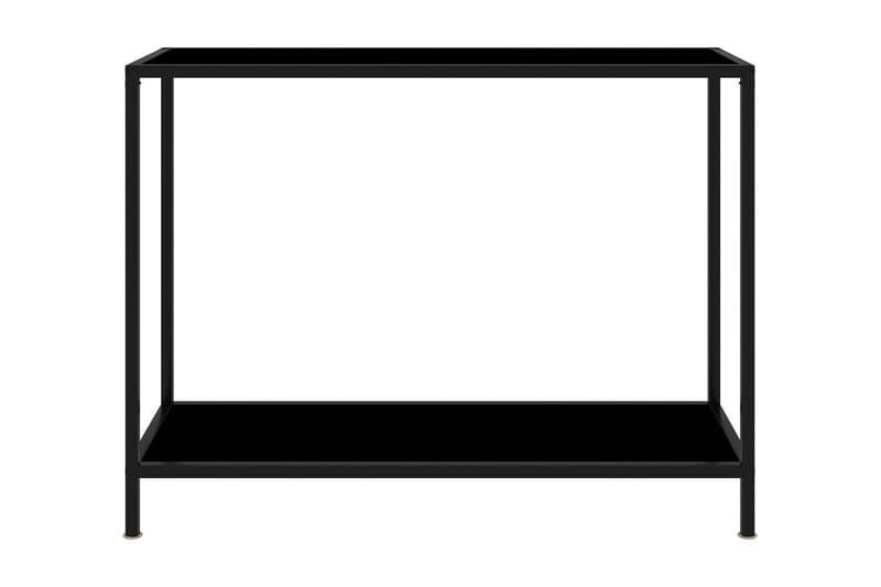 Konsolbord svart 100x35x75 cm härdat glas - Svart - Möbler - Bord & matgrupper - Avlastningsbord - Konsolbord & sidobord