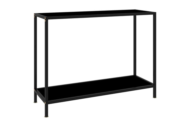 Konsolbord svart 100x35x75 cm härdat glas - Svart - Möbler - Bord & matgrupper - Avlastningsbord - Konsolbord & sidobord