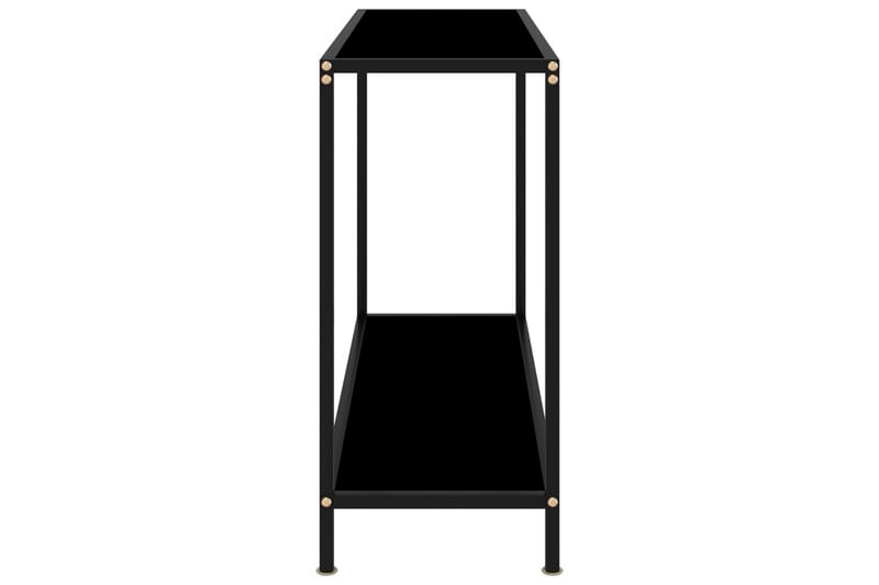 Konsolbord svart 100x35x75 cm härdat glas - Svart - Möbler - Bord & matgrupper - Avlastningsbord - Konsolbord & sidobord
