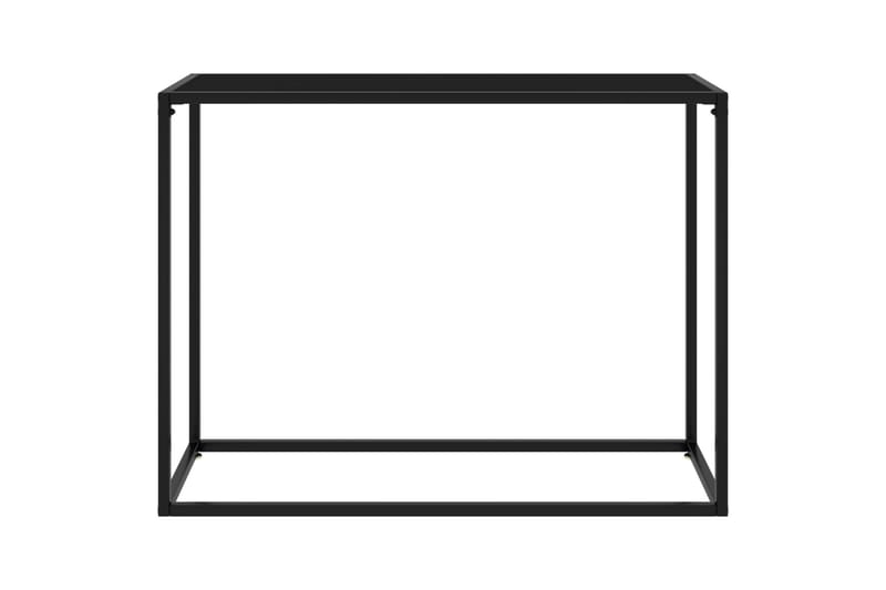 Konsolbord svart 100x35x75 cm härdat glas - Svart - Hallbord - Konsolbord & sidobord