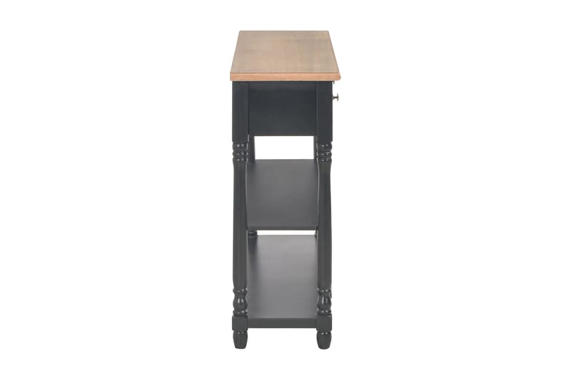 Konsolbord svart 120x30x76 cm MDF - Svart - Möbler - Bord & matgrupper - Avlastningsbord - Konsolbord & sidobord