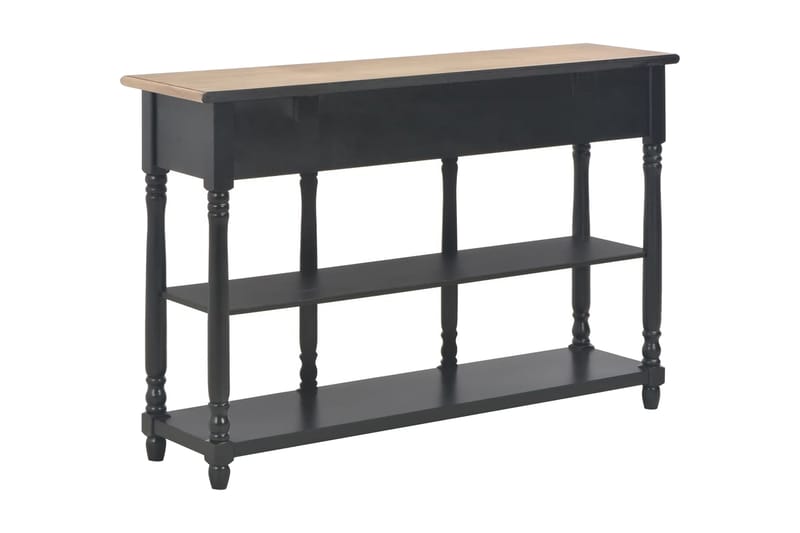 Konsolbord svart 120x30x76 cm MDF - Svart - Möbler - Bord & matgrupper - Avlastningsbord - Konsolbord & sidobord